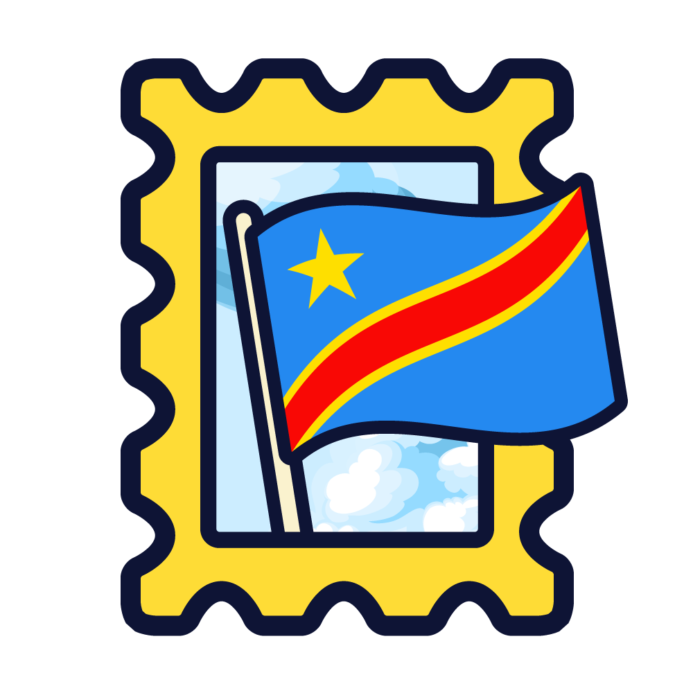 Flag of the Democratic Republic of the Congo