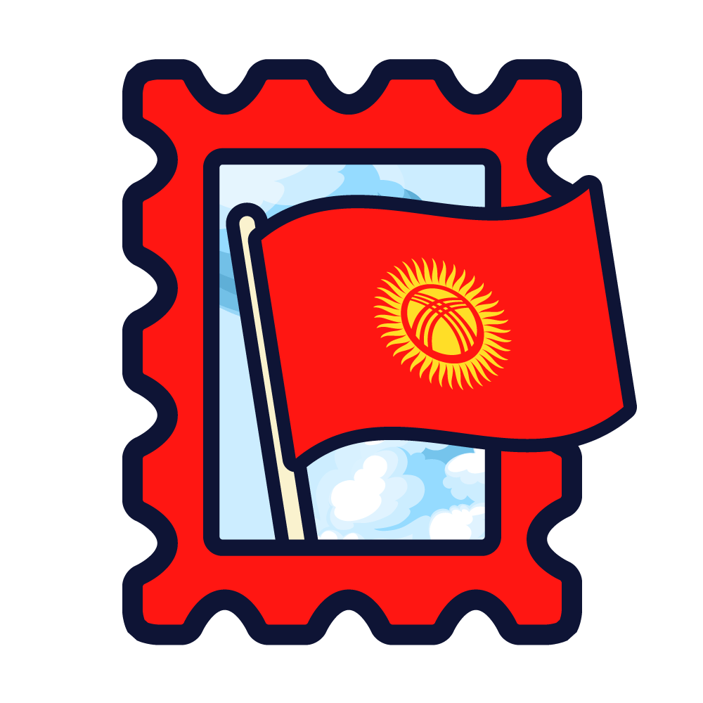 Flag of Kyrgyzstan