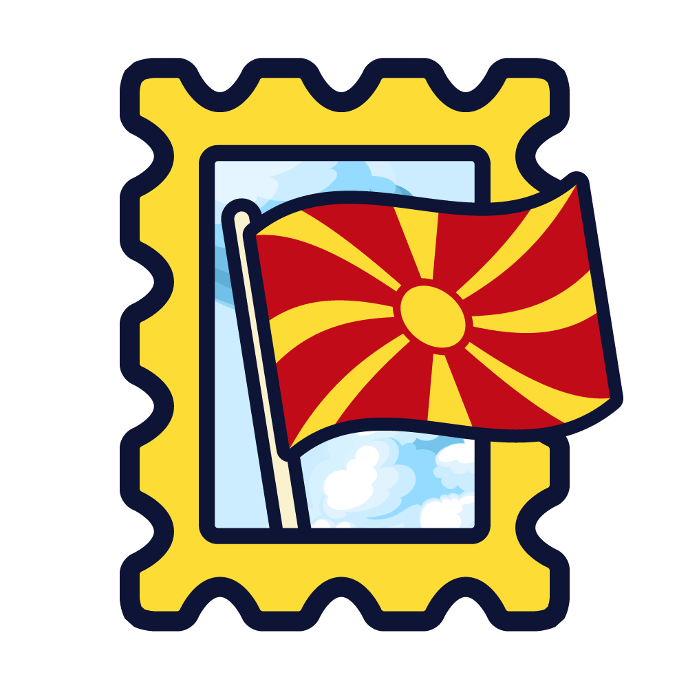 Flag of North Macedonia