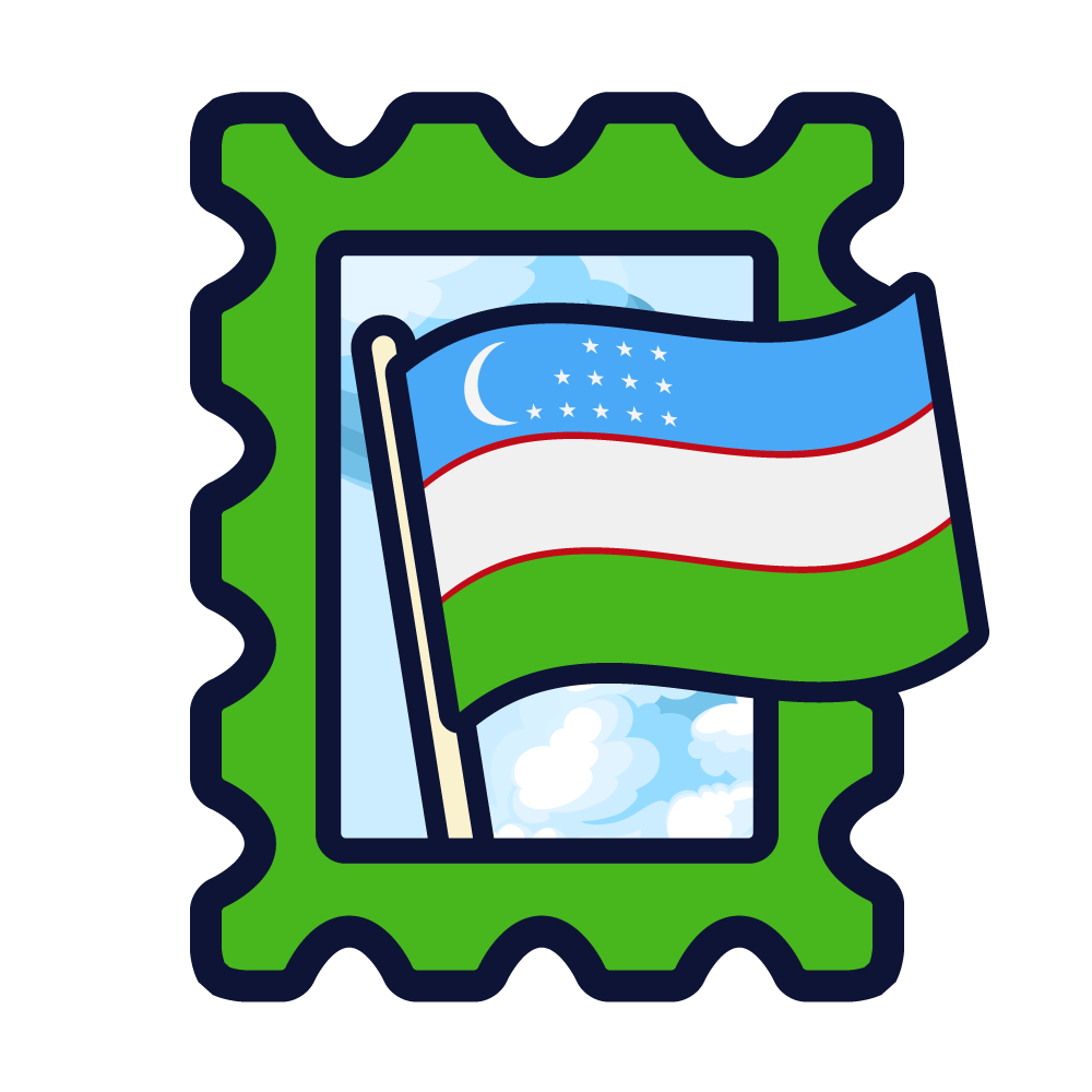 Flag of Uzbekistan
