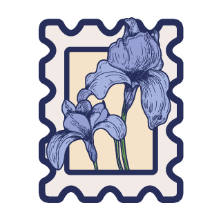 Iris (Bleu) - Foi & Espoir