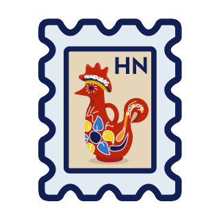 Pottery Red Rooster